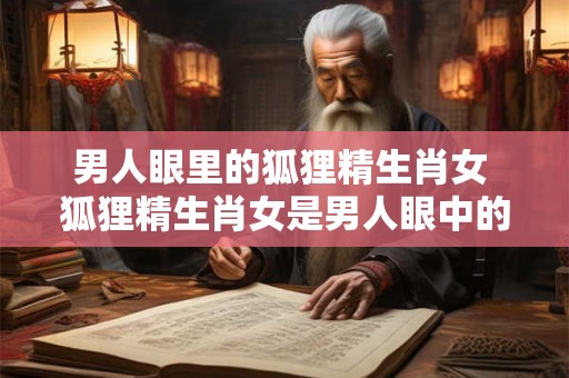 男人眼里的狐狸精生肖女 狐狸精生肖女是男人眼中的什么
