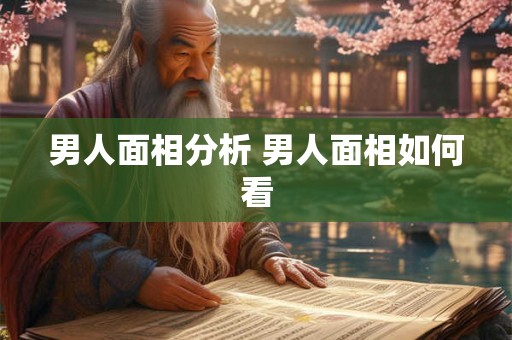 男人面相分析 男人面相如何看 男人面相分析 男人面相如何看