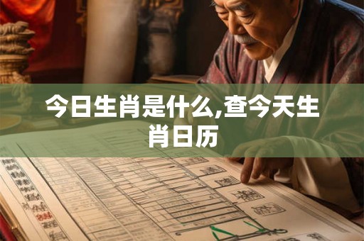今日生肖是什么,查今天生肖日历