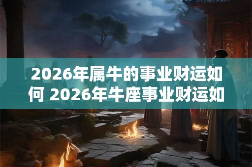 2026年属牛的事业财运如何 2026年牛座事业财运如何