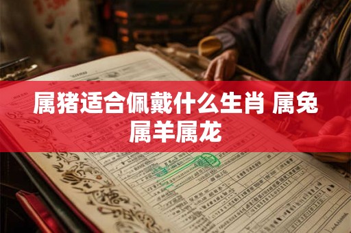 属猪适合佩戴什么生肖 属兔属羊属龙