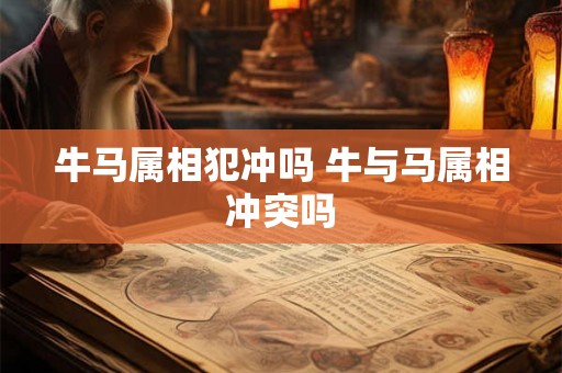 牛马属相犯冲吗 牛与马属相冲突吗 牛马属相犯冲吗 牛与马属相冲突吗