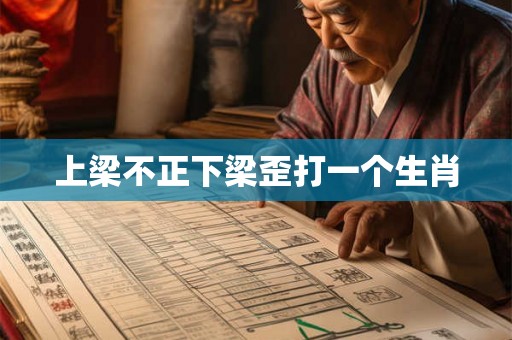 上梁不正下梁歪打一个生肖