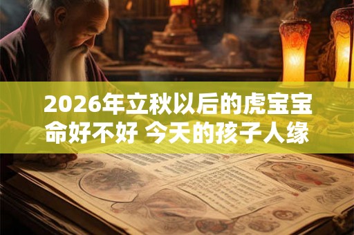 2026年立秋以后的虎宝宝命好不好 今天的孩子人缘让人羡慕