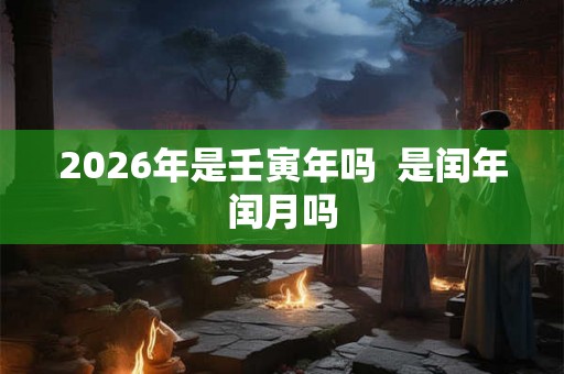 2026年是壬寅年吗  是闰年闰月吗