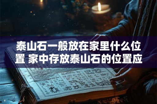 泰山石一般放在家里什么位置 家中存放泰山石的位置应该怎样选择