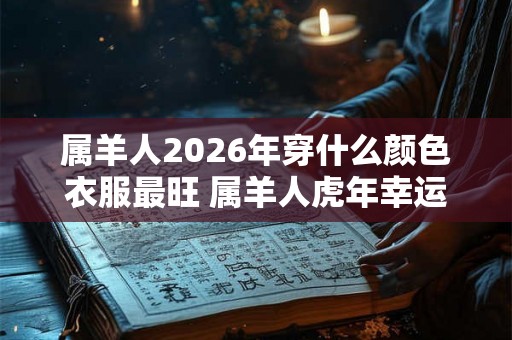 属羊人2026年穿什么颜色衣服最旺 属羊人虎年幸运色是什么