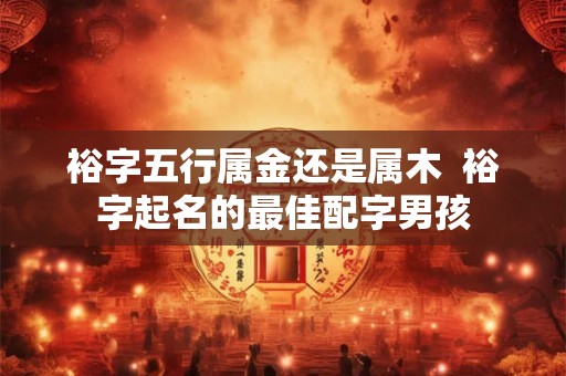 裕字五行属金还是属木  裕字起名的最佳配字男孩