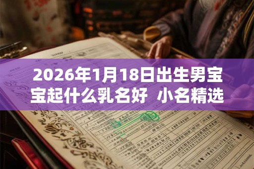 2026年1月18日出生男宝宝起什么乳名好  小名精选集
