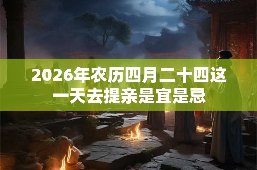 2026年农历四月二十四这一天去提亲是宜是忌
