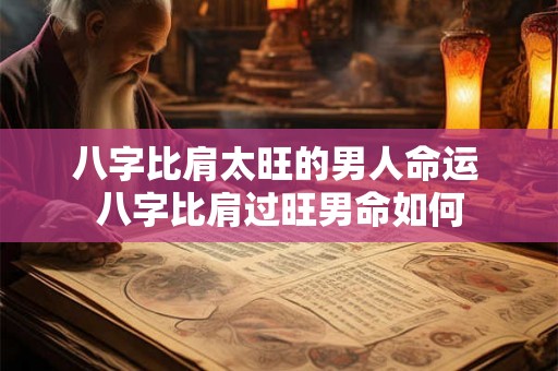 八字比肩太旺的男人命运 八字比肩过旺男命如何 八字比肩太旺的男人命运 八字比肩过旺男命如何