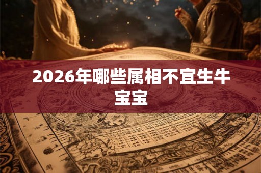 2026年哪些属相不宜生牛宝宝