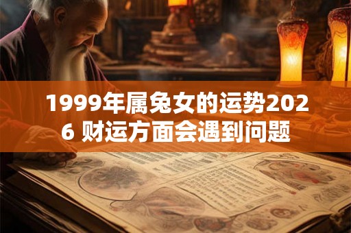 1999年属兔女的运势2026 财运方面会遇到问题 1999年属兔女的运势2026 财运方面会遇到问题