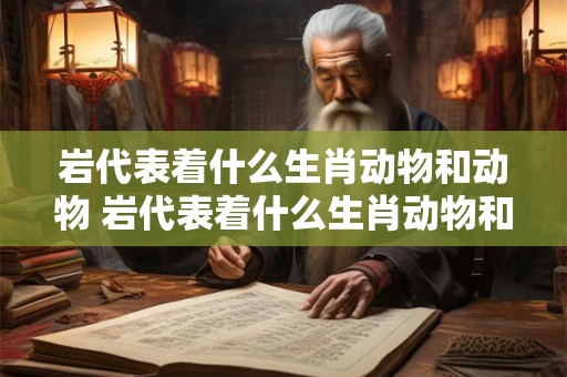 岩代表着什么生肖动物和动物 岩代表着什么生肖动物和动物的名字 岩代表着什么生肖动物和动物 岩代表着什么生肖动物和动物的名字