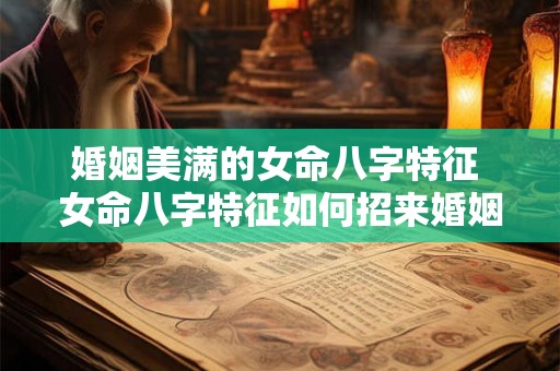 婚姻美满的女命八字特征 女命八字特征如何招来婚姻美满