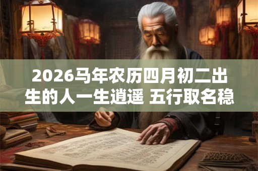 2026马年农历四月初二出生的人一生逍遥 五行取名稳定命局 2026马年农历四月初二出生的人一生逍遥 五行取名稳定命局