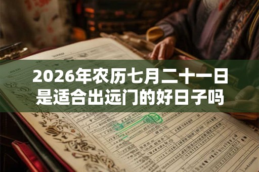 2026年农历七月二十一日是适合出远门的好日子吗