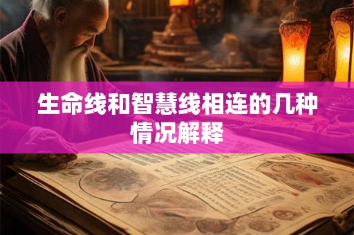 生命线和智慧线相连的几种情况解释