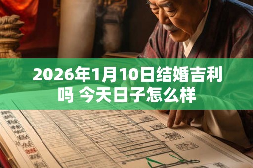 2026年1月10日结婚吉利吗 今天日子怎么样