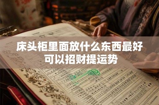 床头柜里面放什么东西最好 可以招财提运势 床头柜里面放什么东西最好 可以招财提运势