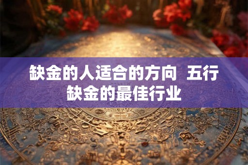 缺金的人适合的方向  五行缺金的最佳行业