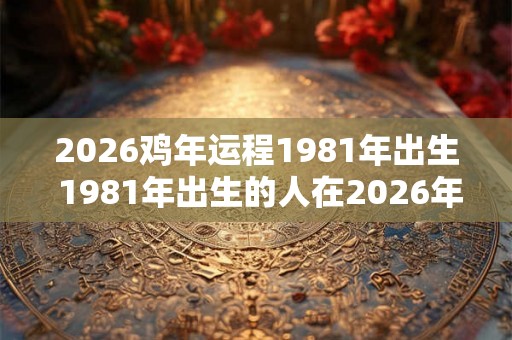 2026鸡年运程1981年出生 1981年出生的人在2026年鸡年运势如何