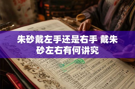 朱砂戴左手还是右手 戴朱砂左右有何讲究 朱砂戴左手还是右手 戴朱砂左右有何讲究