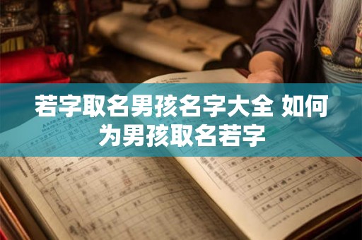 若字取名男孩名字大全 如何为男孩取名若字 若字取名男孩名字大全 如何为男孩取名若字