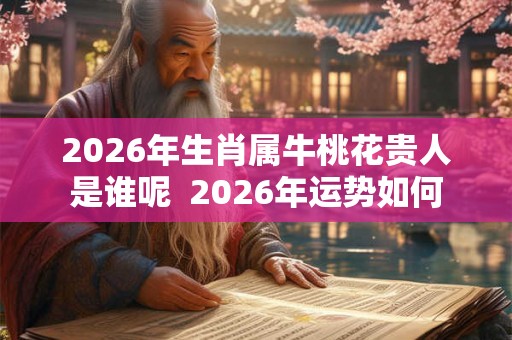 2026年生肖属牛桃花贵人是谁呢  2026年运势如何