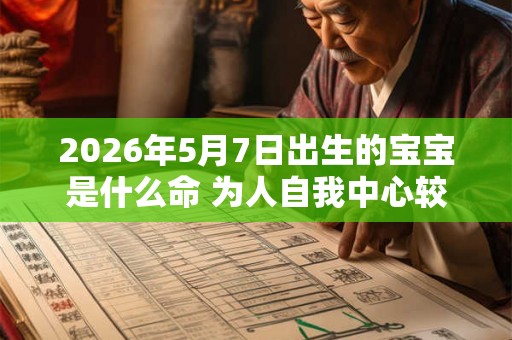 2026年5月7日出生的宝宝是什么命 为人自我中心较强