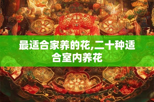 最适合家养的花,二十种适合室内养花