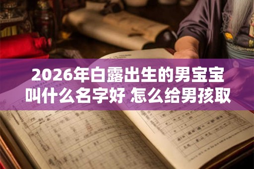 2026年白露出生的男宝宝叫什么名字好 怎么给男孩取名