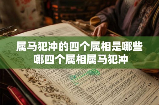 属马犯冲的四个属相是哪些 哪四个属相属马犯冲