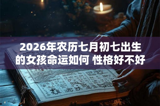 2026年农历七月初七出生的女孩命运如何 性格好不好