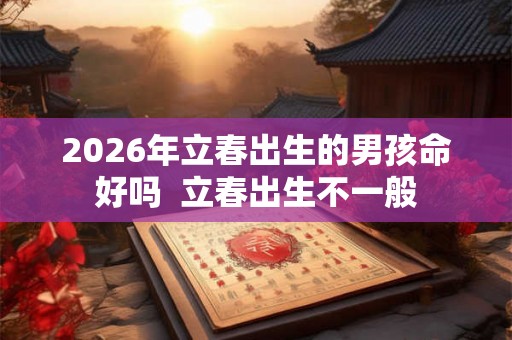 2026年立春出生的男孩命好吗 立春出生不一般 2026年立春出生的男孩命好吗 立春出生不一般