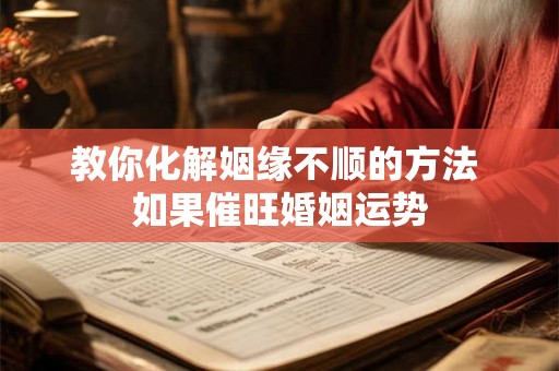 教你化解姻缘不顺的方法 如果催旺婚姻运势