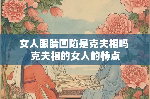 女人眼睛凹陷是克夫相吗 克夫相的女人的特点