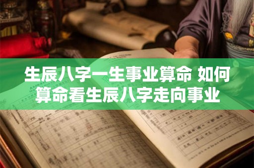 生辰八字一生事业算命 如何算命看生辰八字走向事业 生辰八字一生事业算命 如何算命看生辰八字走向事业
