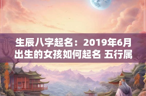 生辰八字起名：2019年6月出生的女孩如何起名 五行属什么