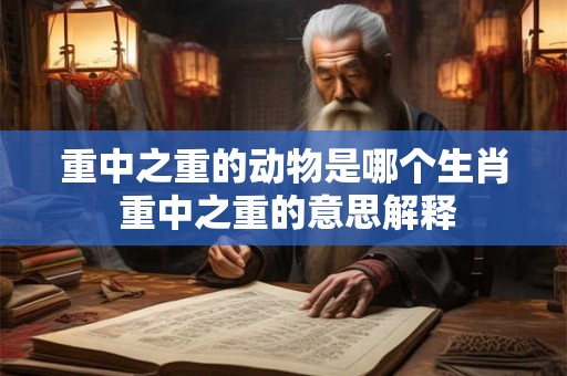 重中之重的动物是哪个生肖 重中之重的意思解释