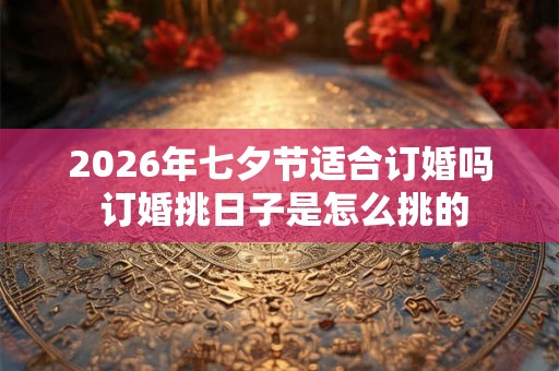 2026年七夕节适合订婚吗 订婚挑日子是怎么挑的 2026年七夕节适合订婚吗 订婚挑日子是怎么挑的