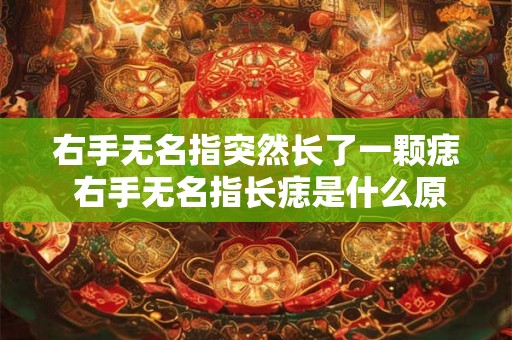 右手无名指突然长了一颗痣 右手无名指长痣是什么原因