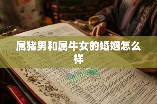 属猪男和属牛女的婚姻怎么样 属猪男和属牛女的婚姻怎么样