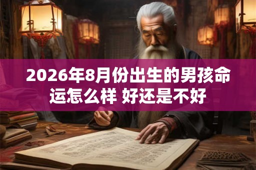 2026年8月份出生的男孩命运怎么样 好还是不好