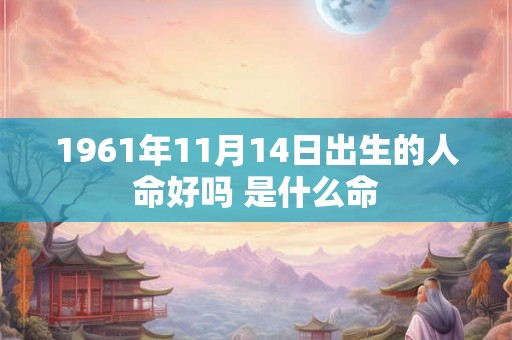 1961年11月14日出生的人命好吗 是什么命 1961年11月14日出生的人命好吗 是什么命