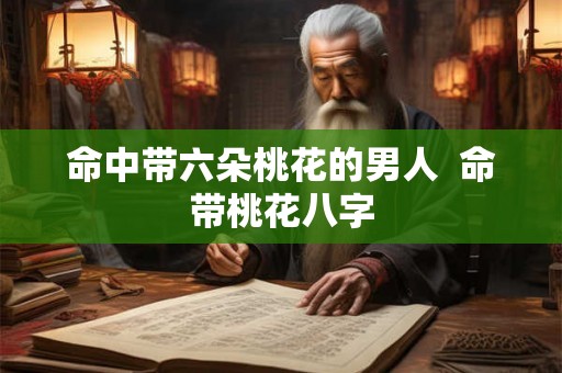 命中带六朵桃花的男人  命带桃花八字