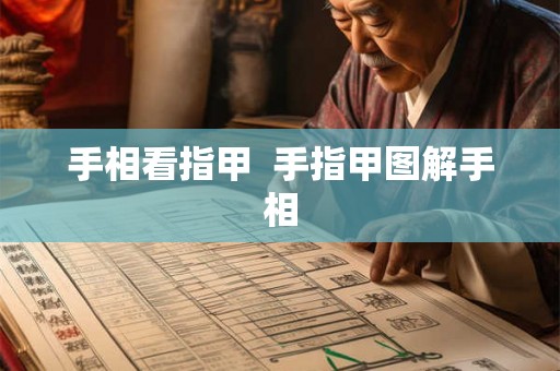手相看指甲  手指甲图解手相