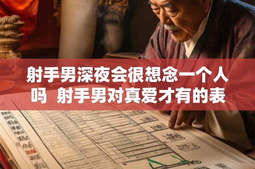 射手男深夜会很想念一个人吗  射手男对真爱才有的表现