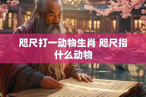 咫尺打一动物生肖 咫尺指什么动物