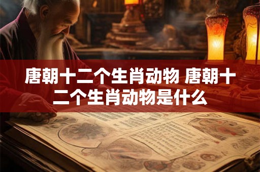 唐朝十二个生肖动物 唐朝十二个生肖动物是什么 唐朝十二个生肖动物 唐朝十二个生肖动物是什么